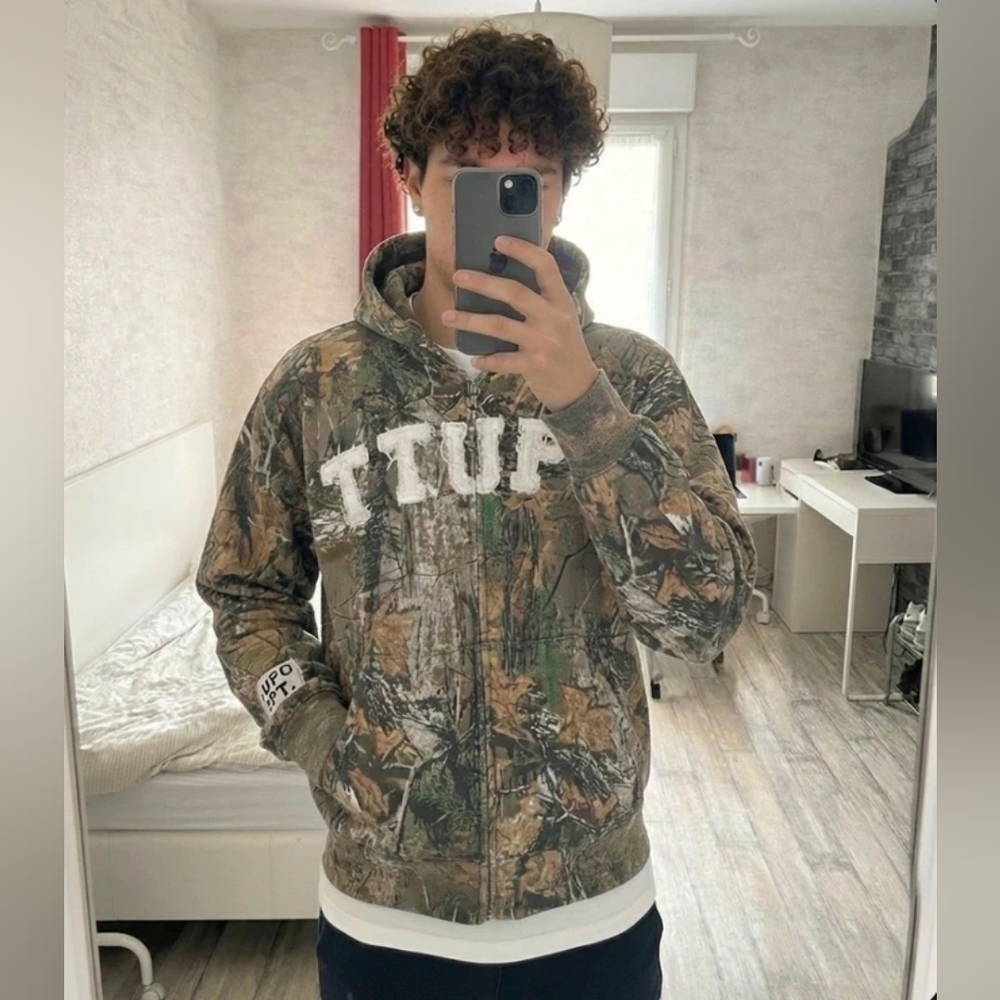 Mango Camouflage Field Jacket